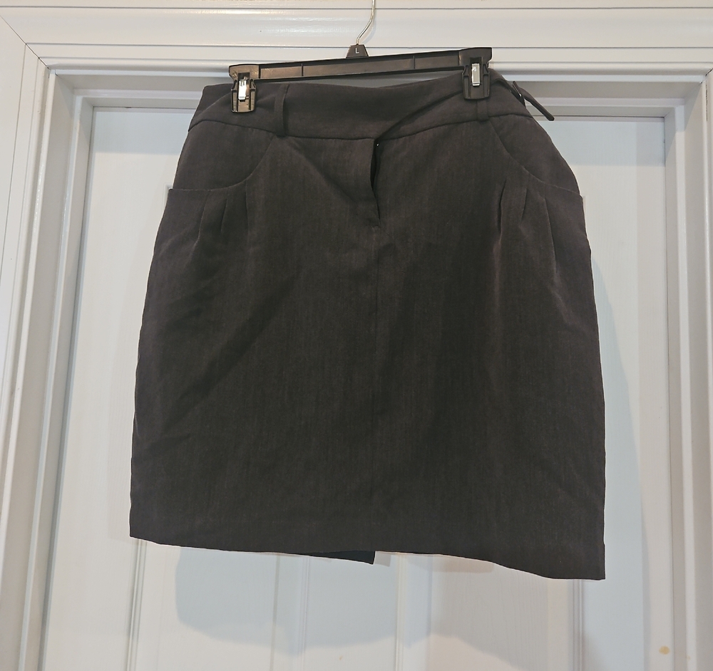 New York & Company Charcoal Pencil Skirt